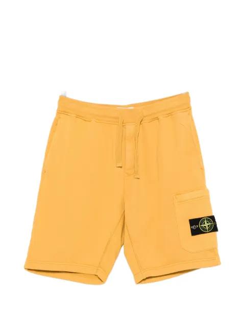 logo patch shorts by STONE ISLAND