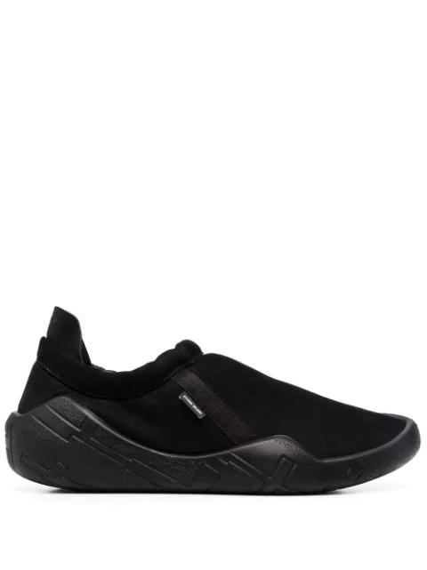 logo-patch slip-on sneakers by STONE ISLAND