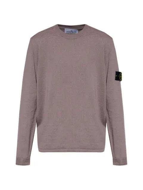 logo-patch sweater by STONE ISLAND