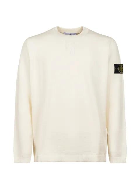 logo-patch sweater by STONE ISLAND