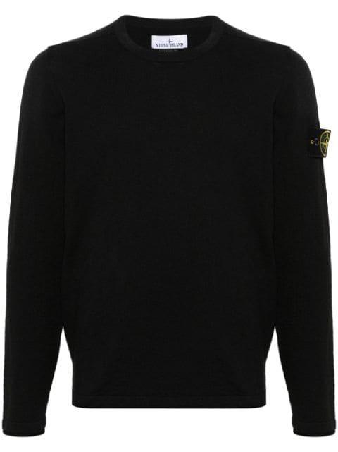 logo-patch sweater by STONE ISLAND