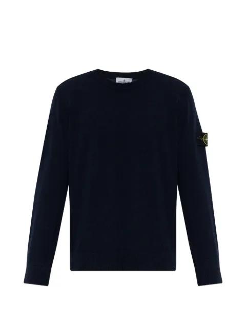 logo-patch sweater by STONE ISLAND