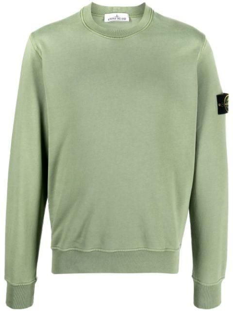 logo-patch sweatshirt by STONE ISLAND