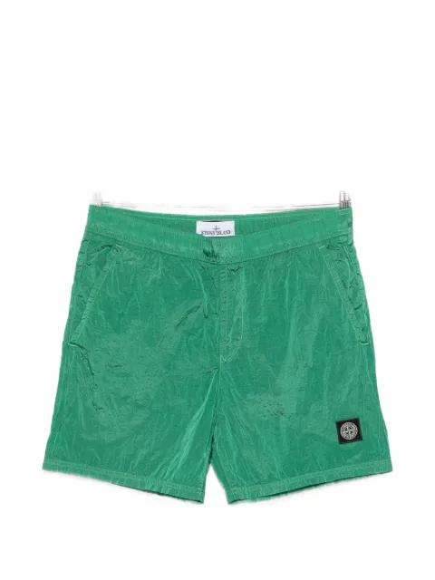 logo patch swim shorts by STONE ISLAND