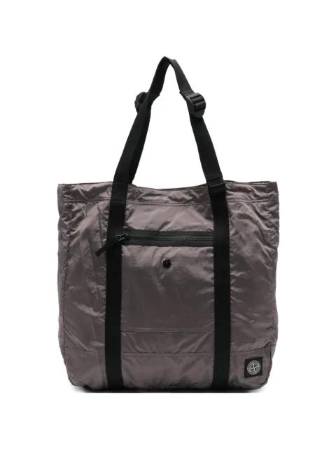 logo-patch tote bag by STONE ISLAND