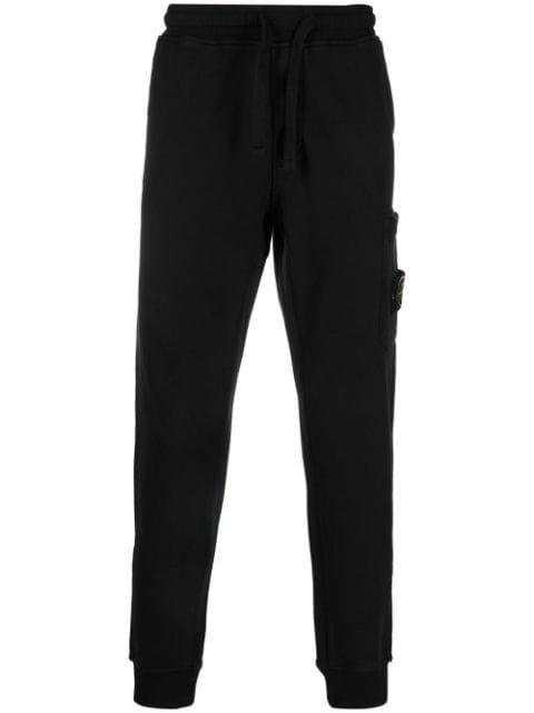 logo-patch track pants by STONE ISLAND