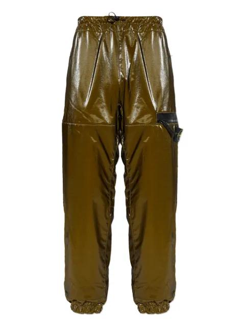 logo-patch trousers by STONE ISLAND