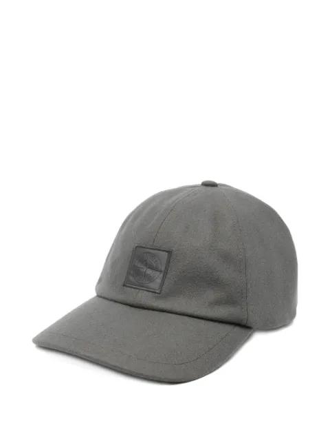 logo-plaque cap hat by STONE ISLAND