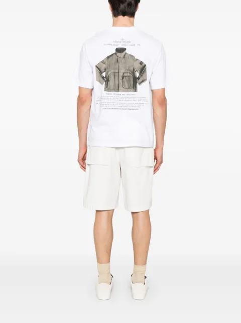 logo-print T-shirt by STONE ISLAND
