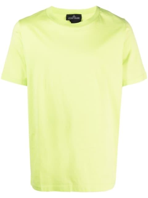 logo-print cotton T-shirt by STONE ISLAND