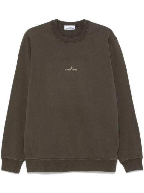 logo-print sweatshirt by STONE ISLAND