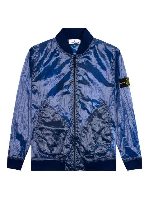 number-detail bomber jacket by STONE ISLAND