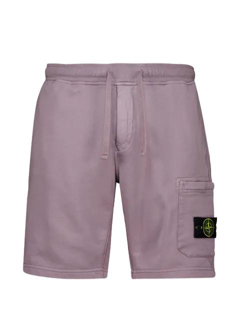 organic cotton-fleece bermuda shorts by STONE ISLAND