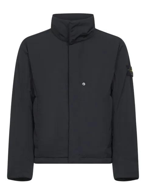 padded stand collar jacket by STONE ISLAND