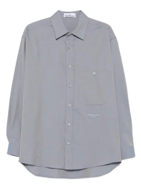 patch-pocket button-down shirt by STONE ISLAND
