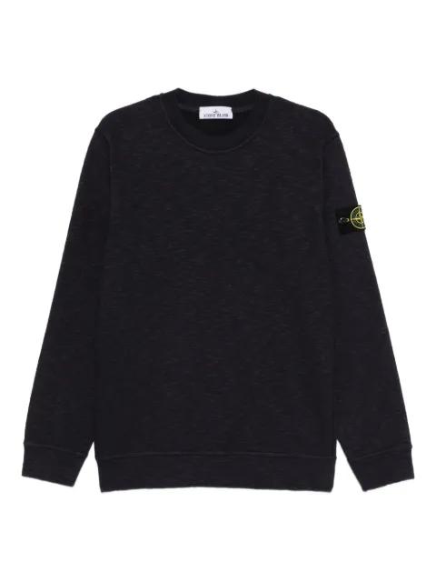 patch-pocket cotton sweatshirt by STONE ISLAND