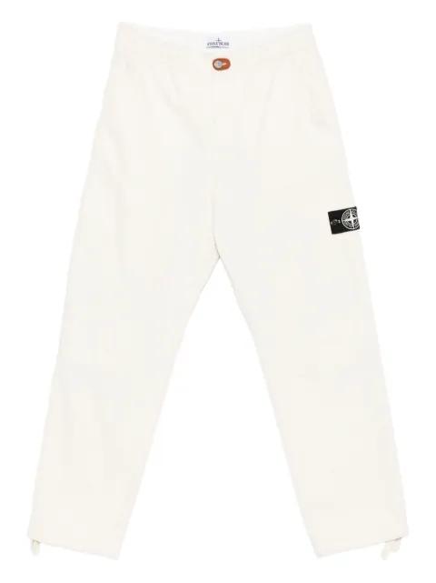 patch-pocket drawstring trousers by STONE ISLAND