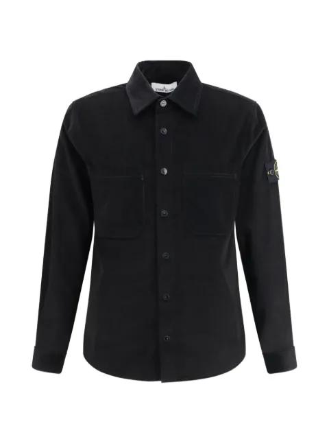 patch-pocket overshirt by STONE ISLAND