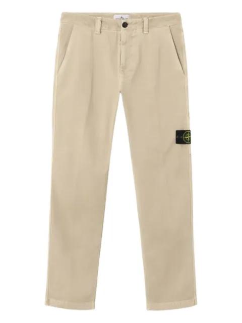 patch-pocket trousers by STONE ISLAND