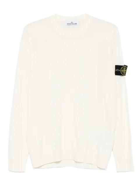 patch-pocket wool sweatshirt by STONE ISLAND