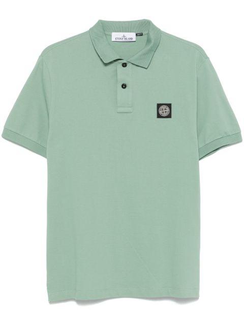 piqué-weave polo shirt by STONE ISLAND