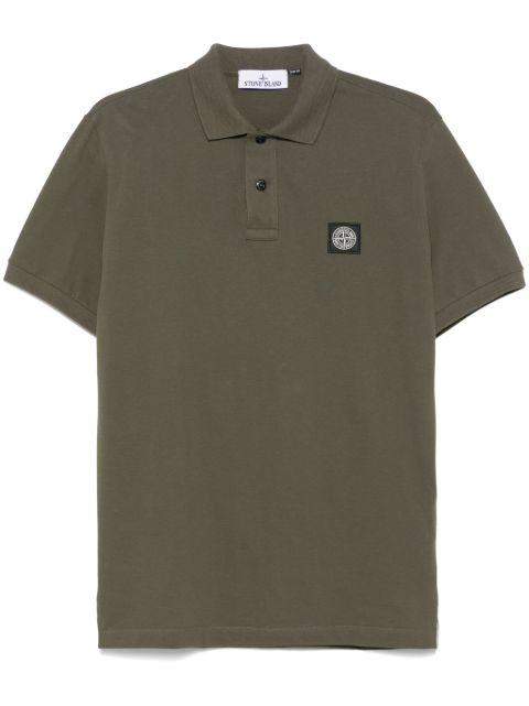 piqué-weave polo shirt by STONE ISLAND