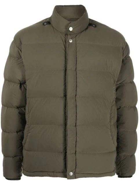press-stud puffer jacket by STONE ISLAND