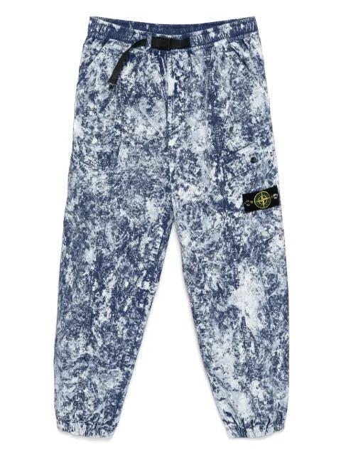 printed cargo pants by STONE ISLAND