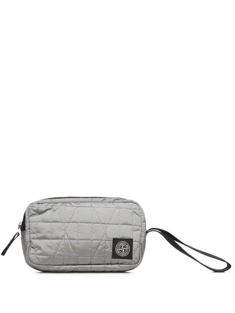 quilted clutch bag by STONE ISLAND
