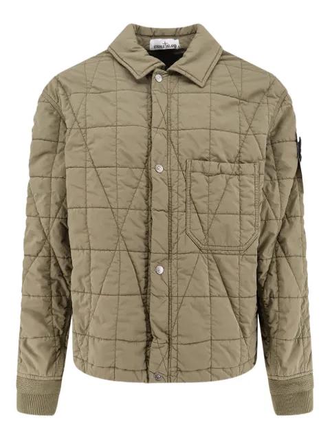 quilted-design patch-pocket jacket by STONE ISLAND