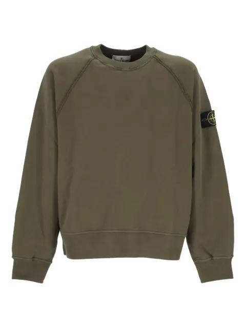 raglan-sleeve patch-logo sweatshirt by STONE ISLAND