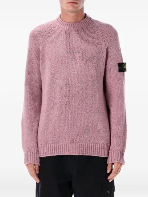 raglan-sleeve wool sweater by STONE ISLAND