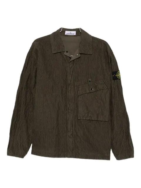 ribbed corduroy shirt jacket by STONE ISLAND