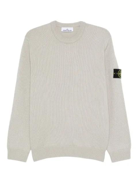 ribbed crew-neck sweater by STONE ISLAND