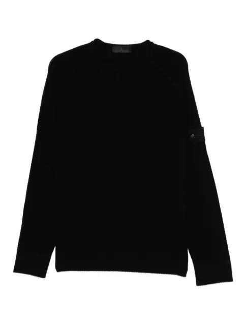 ribbed crew-neck sweatshirt by STONE ISLAND