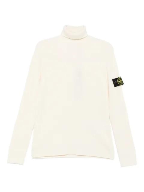 ribbed high-neck sweater by STONE ISLAND