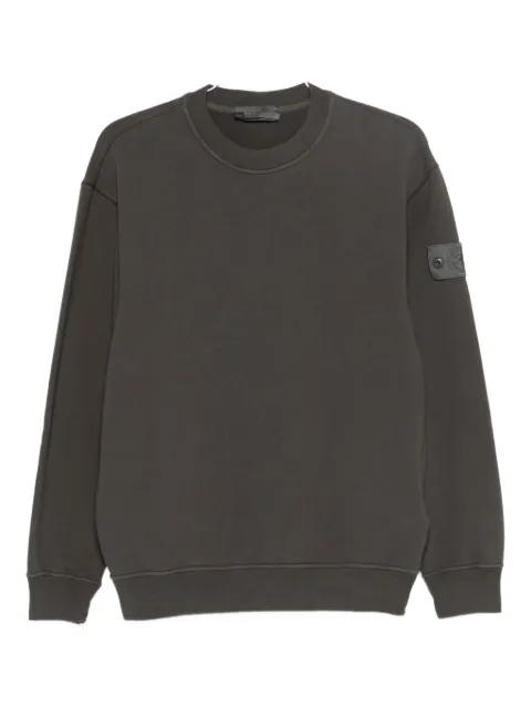 ribbed-trim sweatshirt by STONE ISLAND