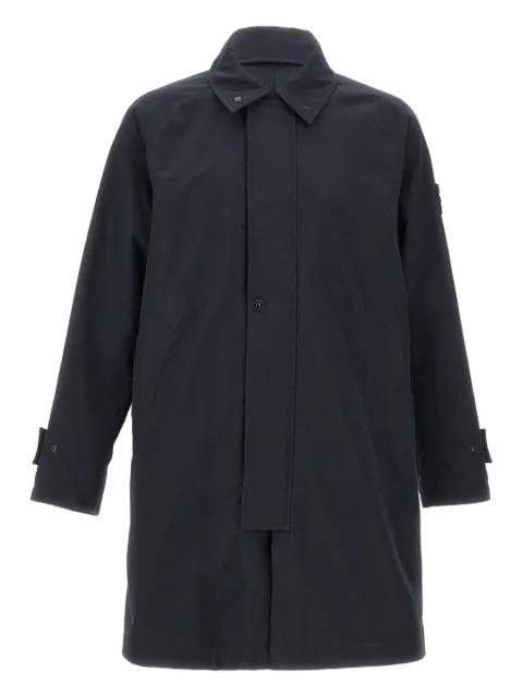 shirt-collar organic-cotton coat by STONE ISLAND