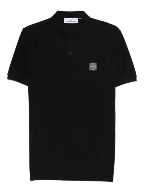 short-sleeve patch polo shirt by STONE ISLAND