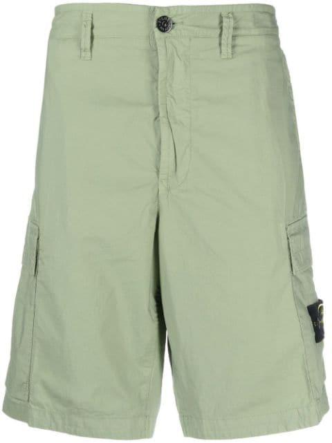 side logo-patch bermuda shorts by STONE ISLAND