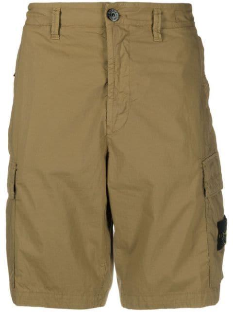 side logo-patch bermuda shorts by STONE ISLAND