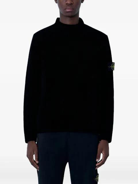 signature-patch mock-neck sweater by STONE ISLAND