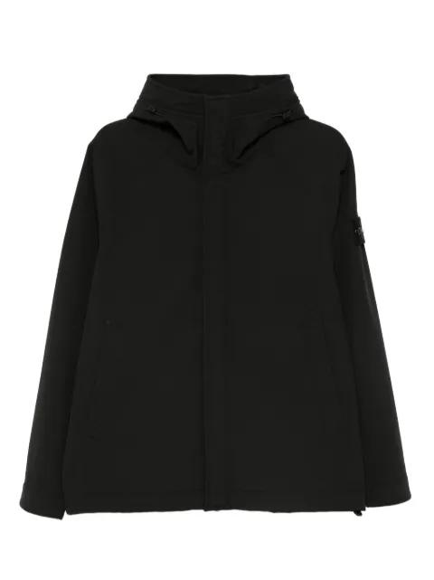 softshell hoodied parka by STONE ISLAND