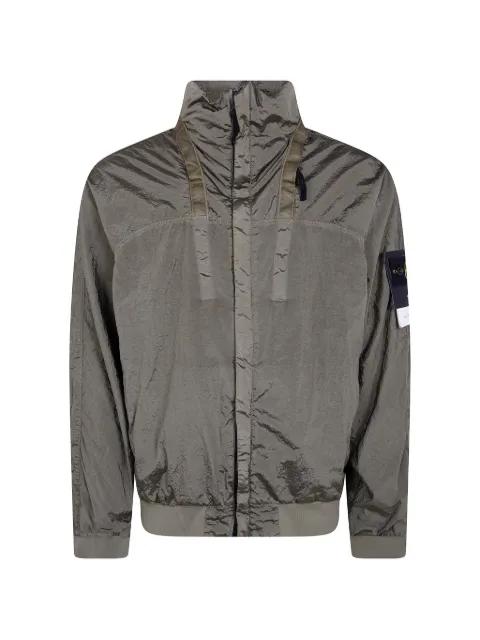 stand-collar jacket by STONE ISLAND