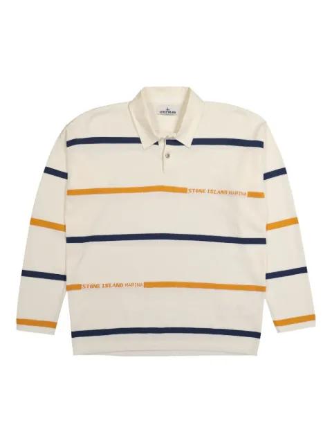 striped cotton shirt by STONE ISLAND