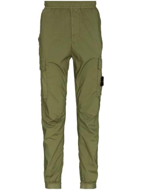 tapered-leg trousers by STONE ISLAND