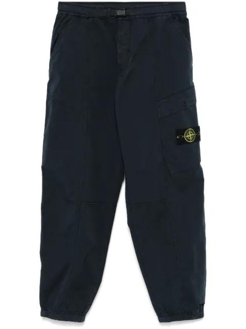 twill cargo pants by STONE ISLAND