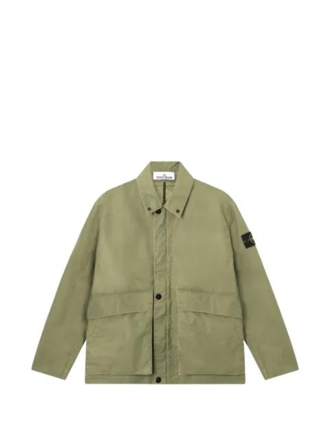 waxed shirt jacket by STONE ISLAND