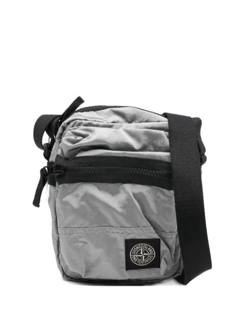 zip compass messenger bag by STONE ISLAND