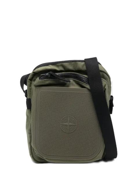 zip-fastening cross body bag by STONE ISLAND